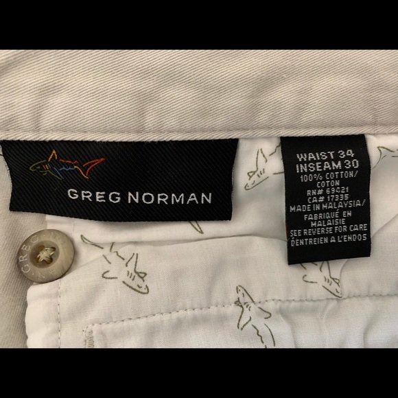 Greg Norman Men’s Chinos Black Khaki Cotton - Picture 7 of 7